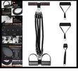 Upgraded Multifunction Foot Pedal Resistance Band With Handle - Black - 2