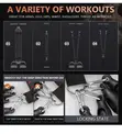 Upgraded Multifunction Foot Pedal Resistance Band With Handle - Black - 3