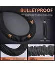 Upgraded Multifunction Foot Pedal Resistance Band With Handle - Black - 5