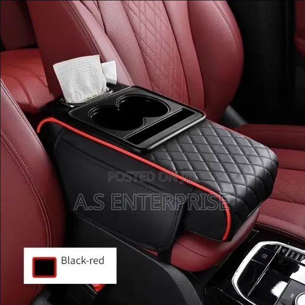 Multifunctional Car Armrest Cushion Pad & Organizer Box - 1