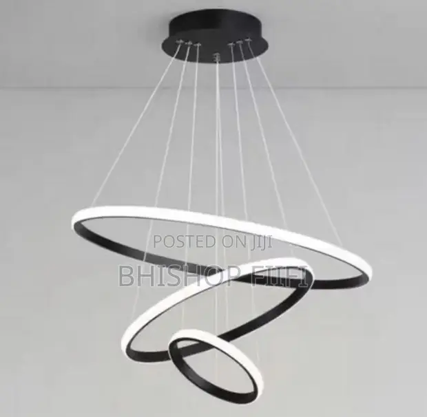 3-Step Chandelier Light with Remote - 1
