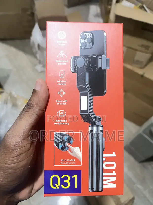 Q31 Smart Gimbal Stabilizer and Selfie Stick Quadrapod - 1