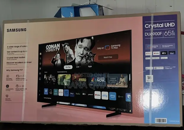 Samsung 65” DU6900 Series Crystal UHD 4K Smart Tizen TV (2024) - 1