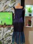 Gorgeous Navy-Blue Sparkle Dress - 1