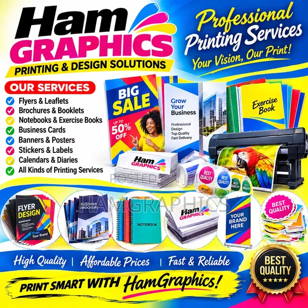 Professional Printing Services - Flyers, Brochures & More - 1