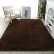 Adam Home Fluffy Shaggy Area Rug - Khaki/Caramel - 2