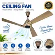 Bajaj 1200mm Euro Ceiling Fan - 3 Blade - 3