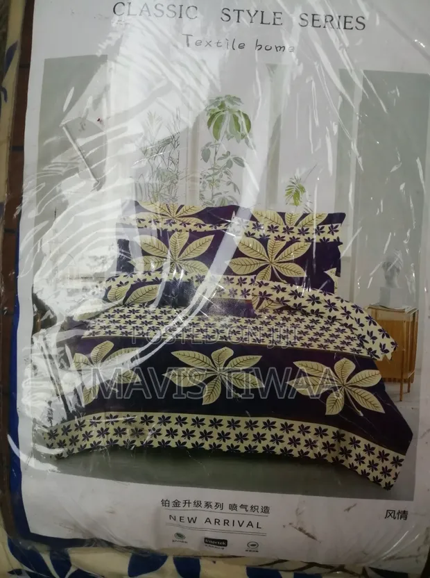 Quality 2-in-1 Duvet and Bedsheet Set with 2 Pillow Cases - 1