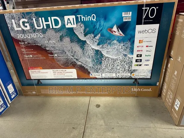 Brand New LG 70-Inch 4K UHD Smart LED TV with α5 Gen5 AI Processor - 1