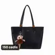 Genuine Leather Handbags - Classic Black - 2