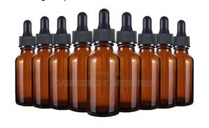 Amber Dropper Bottles (100ml, Pack of 12)