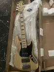 Harley Benton Enhanced MJ-5MN Natural Bass Guitar - 1
