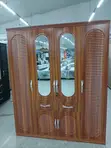 Brand New Lux 4 Door Wardrobe with Mirrors & Locks - 2