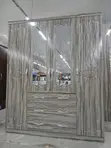 Brand New Lux 4 Door Wardrobe with Mirrors & Locks - 3