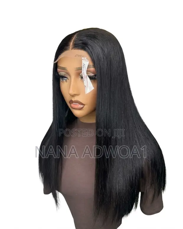 16-inch Vietnamese Bone Straight Hair with 2x6 Closure - 1