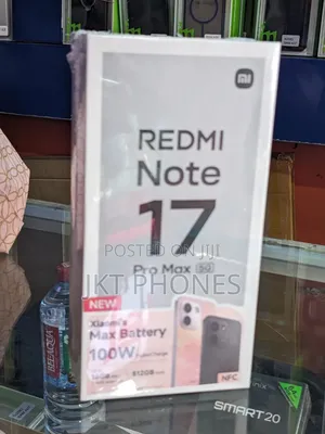New Xiaomi Redmi Note 17 Pro Max 512GB Black