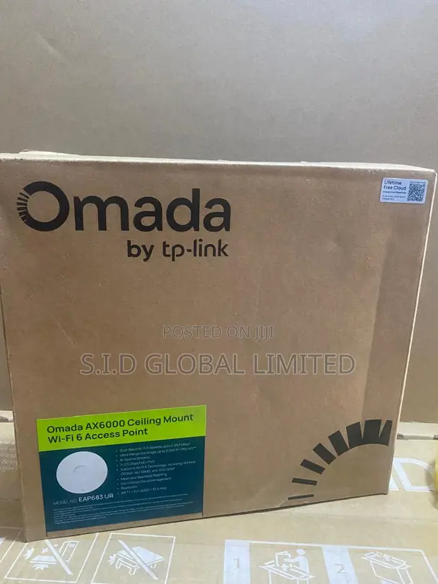 TP-Link Omada EAP683 UR AX6000 Ceiling Mount WiFi 6 AP - 1