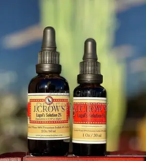 Original J.CROW'S Lugol's Iodine Solution - Imported USA