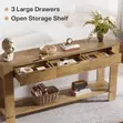Console Table with Storage Drawers - 3