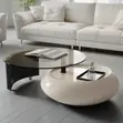 Sculptural Pebble Center Table - 4