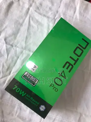 New Infinix Note 40 Pro 5G 256GB Black
