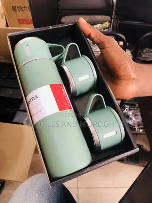 Vacuum Flask Set - 500ml + 2 Cups