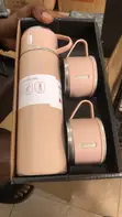 Vacuum Flask Set - 500ml + 2 Cups - 3
