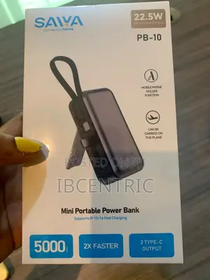 SAIYA PB-10 Mini Portable Power Bank 5000mAh