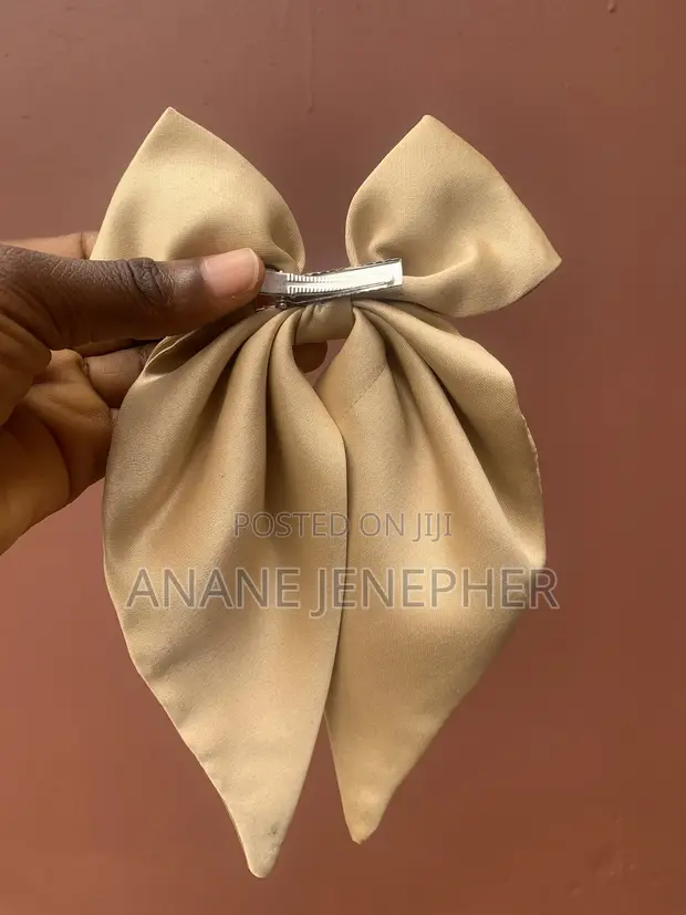 Handmade Satin Hair Bow - 1