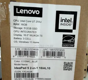 Lenovo IdeaPad 5 2-in-1 Laptop - Intel Core 7, 16GB RAM, 512GB SSD