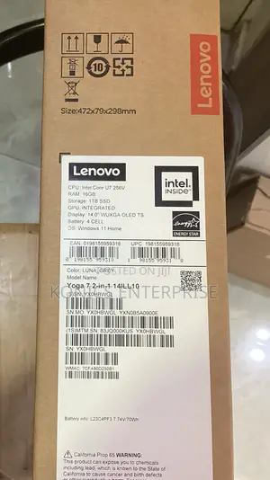 Lenovo Yoga 7i Laptop - 16GB RAM, 1TB SSD, Intel Core Ultra 7