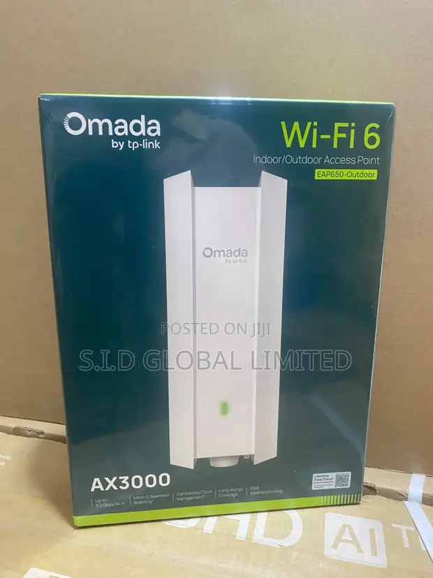 TP-Link EAP650-Outdoor AX3000 WiFi 6 Outdoor Access Point - 1