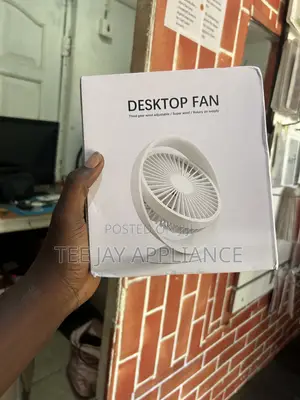 Rechargeable Desktop Fan