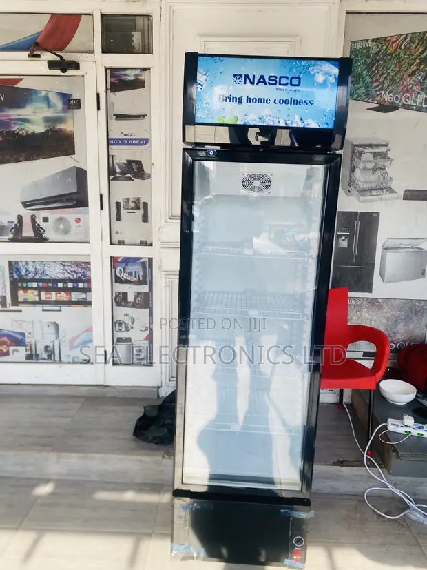 NAS-FL360-1DR Fridge with Glass Display Door - 1