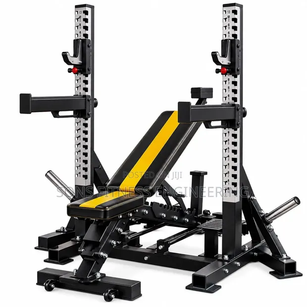 Multi-Functional Commercial Bench Press & Squat Rack - 1