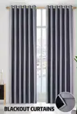 Luxurious Total Blackout Curtains - 2 Panels - 1