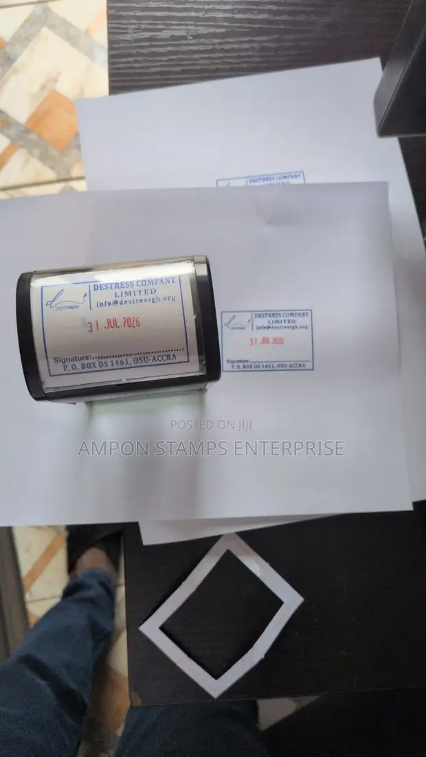 Self-Inking Rectangular Stamp - 1