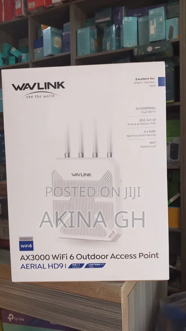 Wavlink AX3000 Outdoor Wi-Fi 6 Access Point - 1
