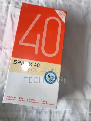 New Tecno Spark 40 128GB Black