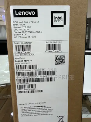 Lenovo Legion 5 Gaming Laptop - Intel Core Ultra 7, RTX 5070