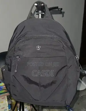 Unisex Waterproof Backpack - Black/Ash