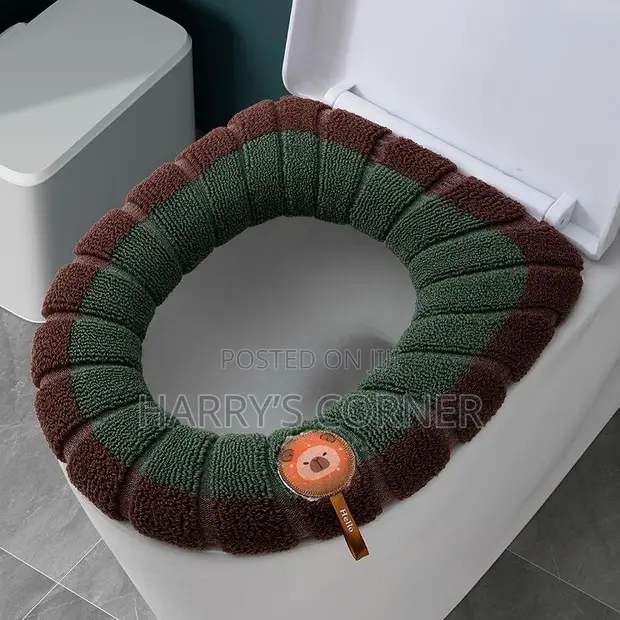 A&S Pink Overcoat Toilet Seat Cover - 1