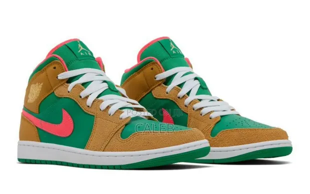 Air Jordan 1 Mid SE 'Wheat Watermelon' - 1