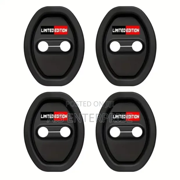 4pcs Silicone Car Door Lock Protective Cover - 1
