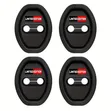 4pcs Silicone Car Door Lock Protective Cover - 1