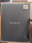 iPad Air 9.7 Case - Black Leather Smart Cover - 2