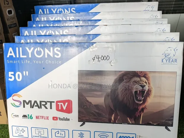 Ailyons 50-inch Smart TV - Frameless - 1
