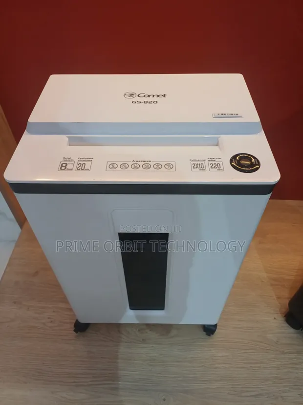 Comet GS-820 Paper Shredder - 1