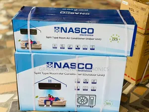 Brand New Nasco 1.5hp Air Conditioner - Mirror Black