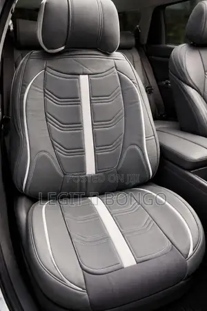 Quality Grey Leather Seat Cover